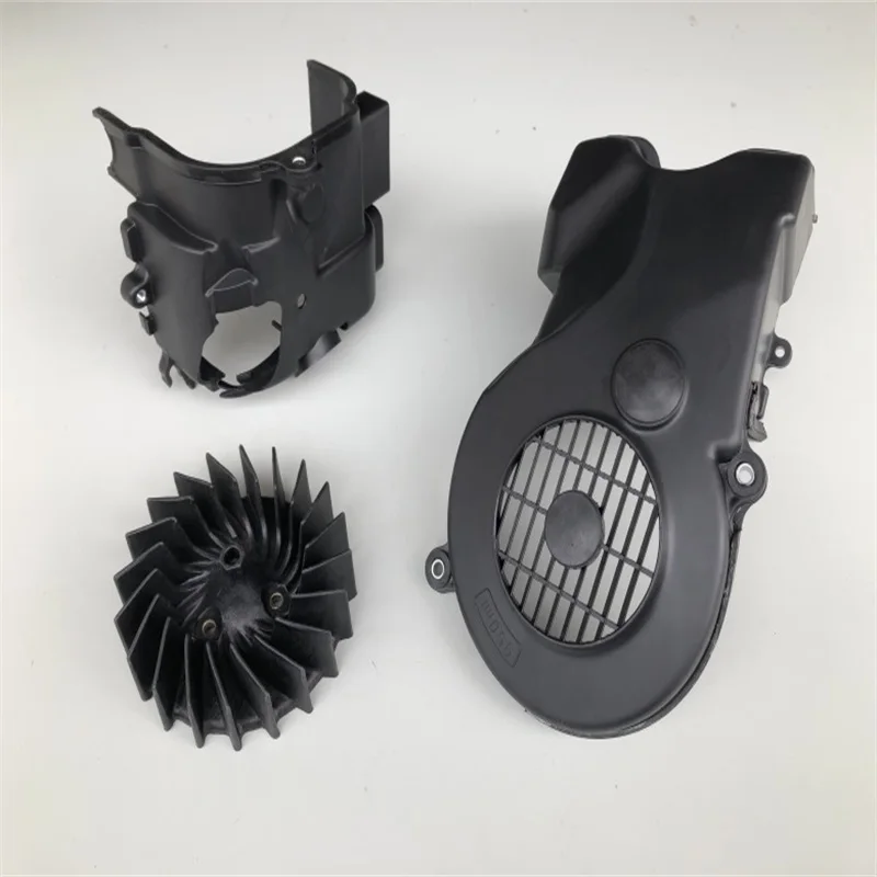 Motorcycle Engine Side Leaf cooling fan cover For HAOJUE Suzuki UZ125cc UZ125 UM125 UZ UM 125 Lindy125R 33G Engine spare parts motorcycle fan cover