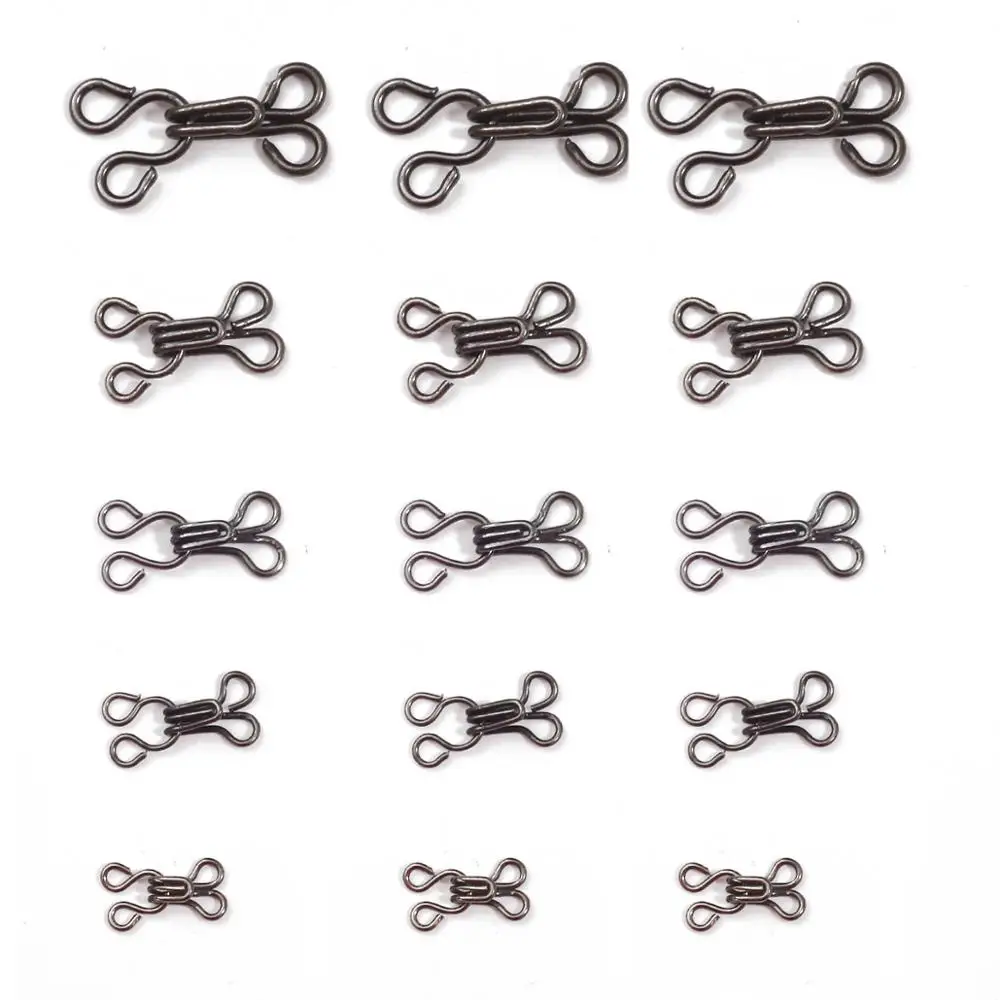 48Pcs Metal Buckle Button Shirt Hook and Eye Fastener for Bra Dress Corset Collar Bag Wraps Quilt Shirt Garment Accessories