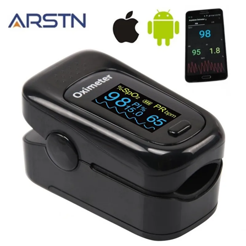 Ceny Android ios Bluetooth 4.0 palca pulsoksymetr domu Oximetro pulsoksymetr Pulsioximetro palec pulsometr CE OLED