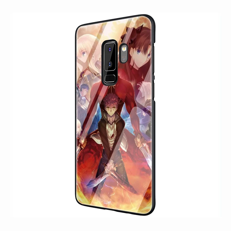 EWAU Fate Stay Night закаленное Стекло чехол для телефона для samsung S7 край S8 S9 S10 Note 8, 9, 10, плюс A10 20 30 40 50 60 70 - Цвет: G6
