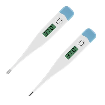 

Digital Thermometer Electronic Thermometer Body Thermometer with Switchable Fahrenheit Degree Celsius Thermometer(2 PCS)
