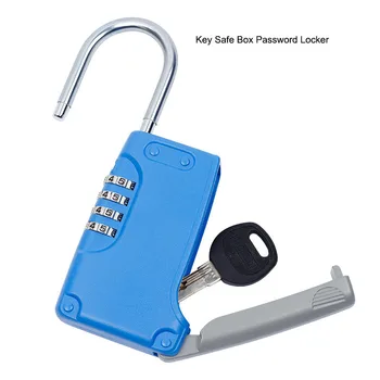 

Free Installation Key Safe Padlock Hidden Key Storage Box, Security Password Locker Stainless Steel Key Box For Home Company