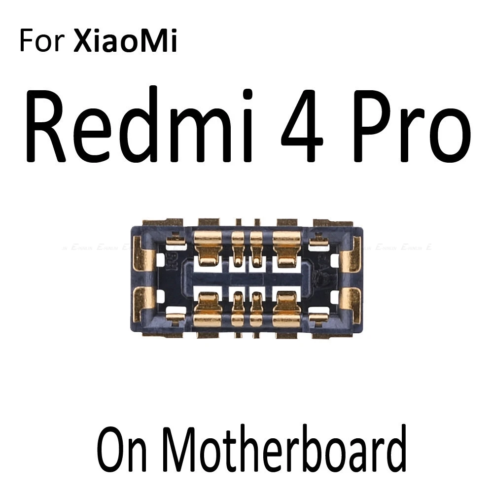 2 шт. Батарея клип свяжитесь шпильки держатель разъем FPC для Xiaomi mi A1 A2 6X Red mi 5 6plus 6A Note 4 4X Pro 5 5A 7 Pro на борту - Цвет: For Redmi 4 Pro
