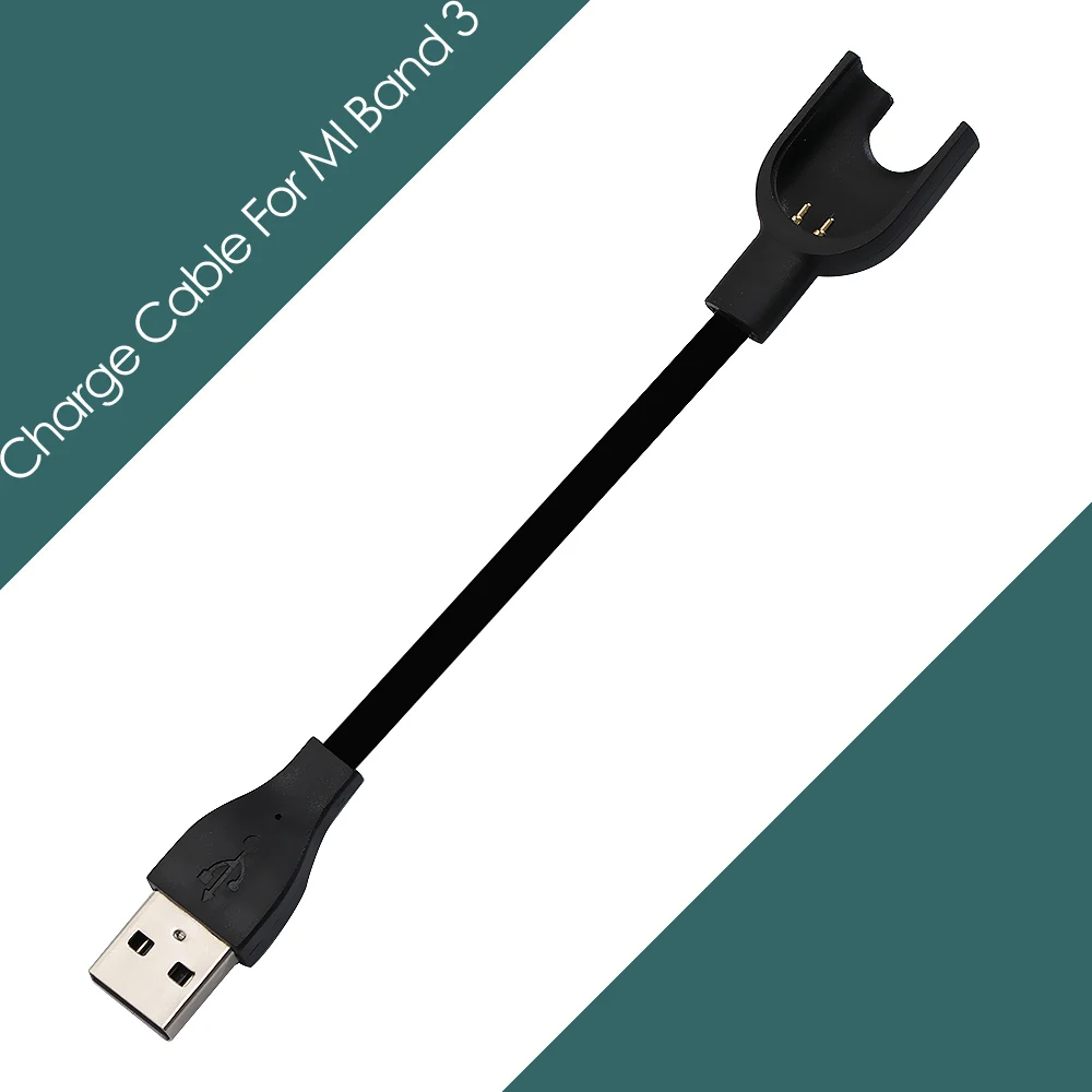 Новое умное зарядное устройство Шнур сменный USB кабель для зарядки с адаптером для Xiaomi Mi Band 3 2 1 фитнес-трекер Смарт-часы браслет - Цвет: For Mi band 3