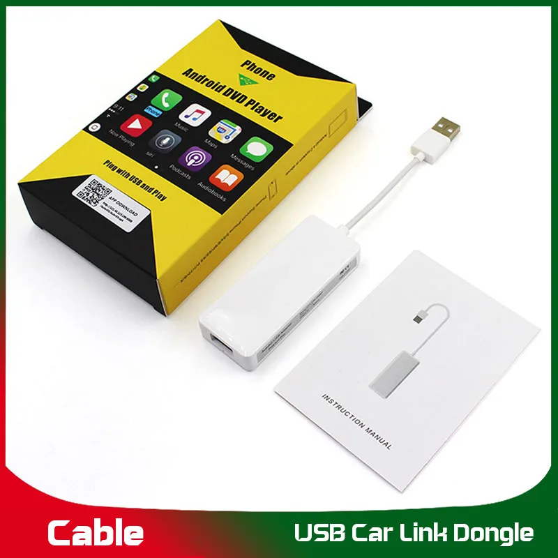 Адаптер USB модуль смарт автомобиль Ссылка для carplay функция сообщения Android siri Голосовое управление Hands-free touch