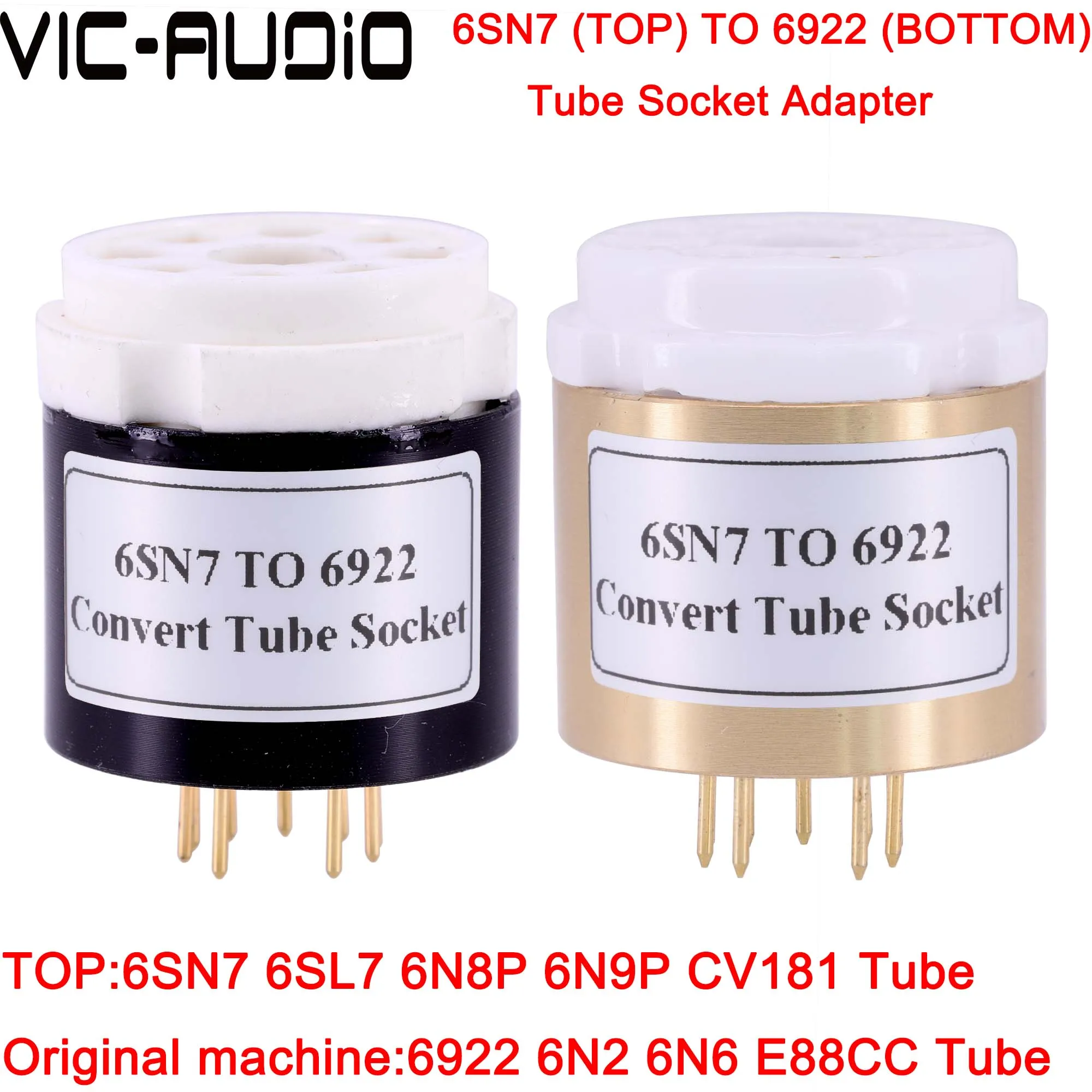Amplificateur à Tube électronique 6H9C, Remplacement De Tube à Vide, Valve 6SL7 6N9P, Renforce La Qualité Sonore Pour Amplificateur Audio, 2 Pièces