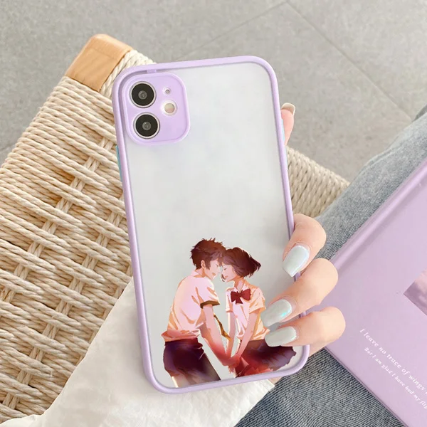 Makoto Shinkai Anime Your Name (Kimi No Na Wa) Phone Case Cover for iPhone 7 8 plus SE2020 12 13 14 mini 11 Pro Max XR X XS MAX Hard Case