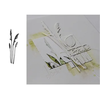 

metal cutting dies bulrush grass cut die mold new 2019 Scrapbook cards making paper craft knife mould blade punch