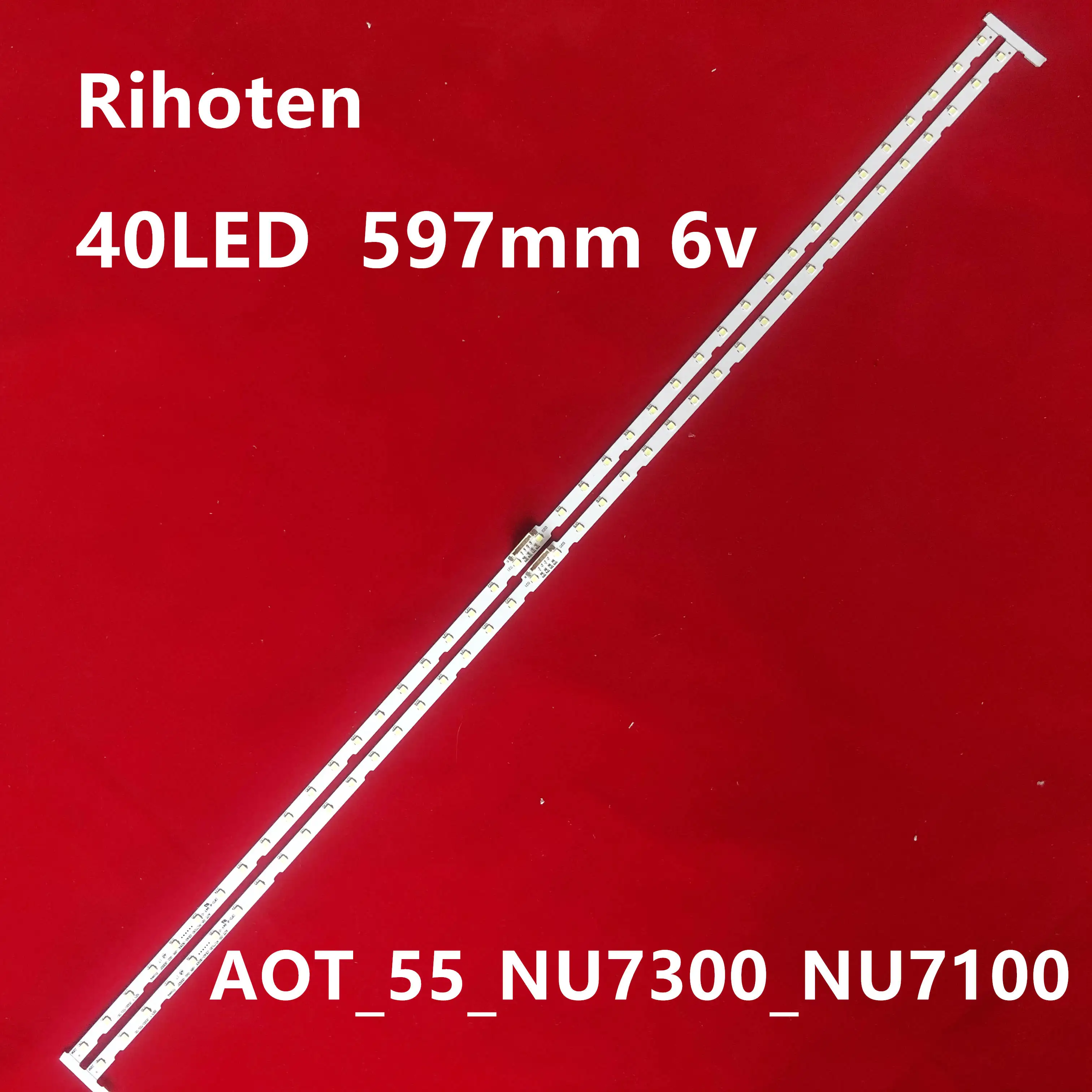 2pcs/set LED backlight strip for Samsung UE55NU7100 UN55RU7100 ...