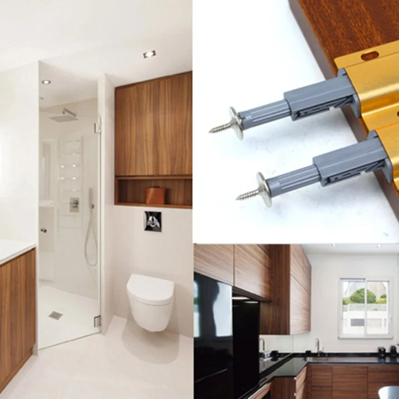 

1PC cabinet door push-open grip magnetic magnetic touch kitchen stealth cabinet hardware with drop boat