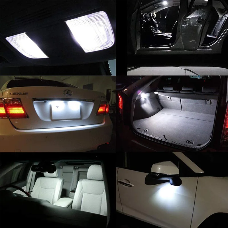 12Pcs Led Interior Light Kit For Hyundai i30 Fastback PDE PDEN N 2017 2018 2019 2020 LED Bulbs Dome Map Reading Canbus