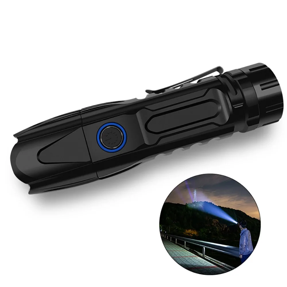 Bike light XHP90 LED flashlight zoom USB rechargeable led light 26650 flashlight waterproof aluminum alloy 5 modes 30S30 (7)