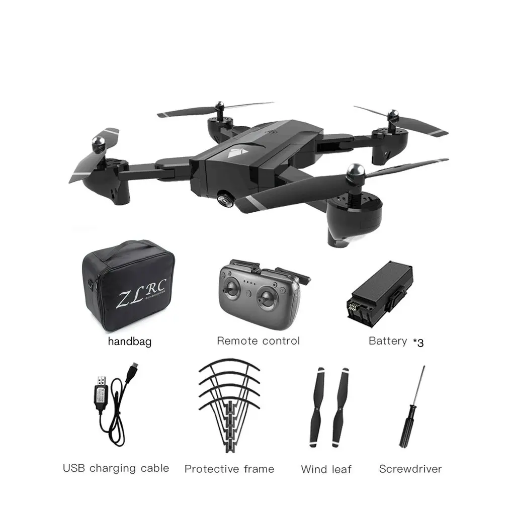 

SG900 Foldable RC Drone 2.4GHz WIFI FPV Drones Optical Flow Positioning RC Drone With 720P Camera & 3 * 2200mAh Battery