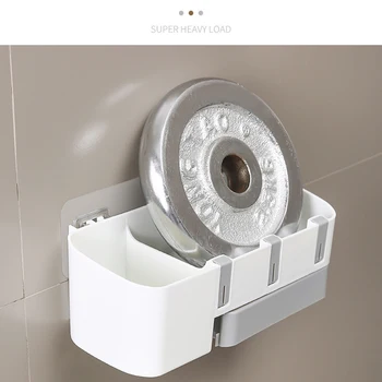 

Punch-free Hair Dryer Storage Rack Holder Multifunctional Bathroom Storage Shelf Organizer PI669