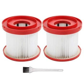 

EAS-49-90-1900 Wet/Dry Filter Kit Replacement Compatible with Milwaukee Cordless Vacuum (Pack of 2)