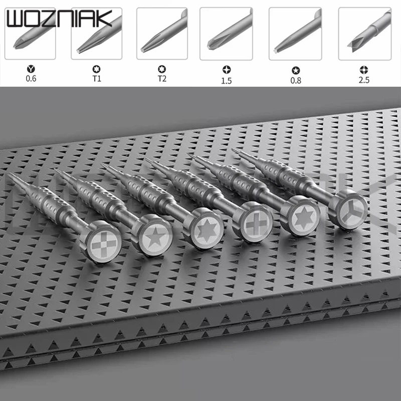 BST-895 3D отвертка для профессионального обслуживания мобильных телефонов Y0.6 PH000 Pentalobe 0,8 M2.5 T1 T2 набор отверток OEM