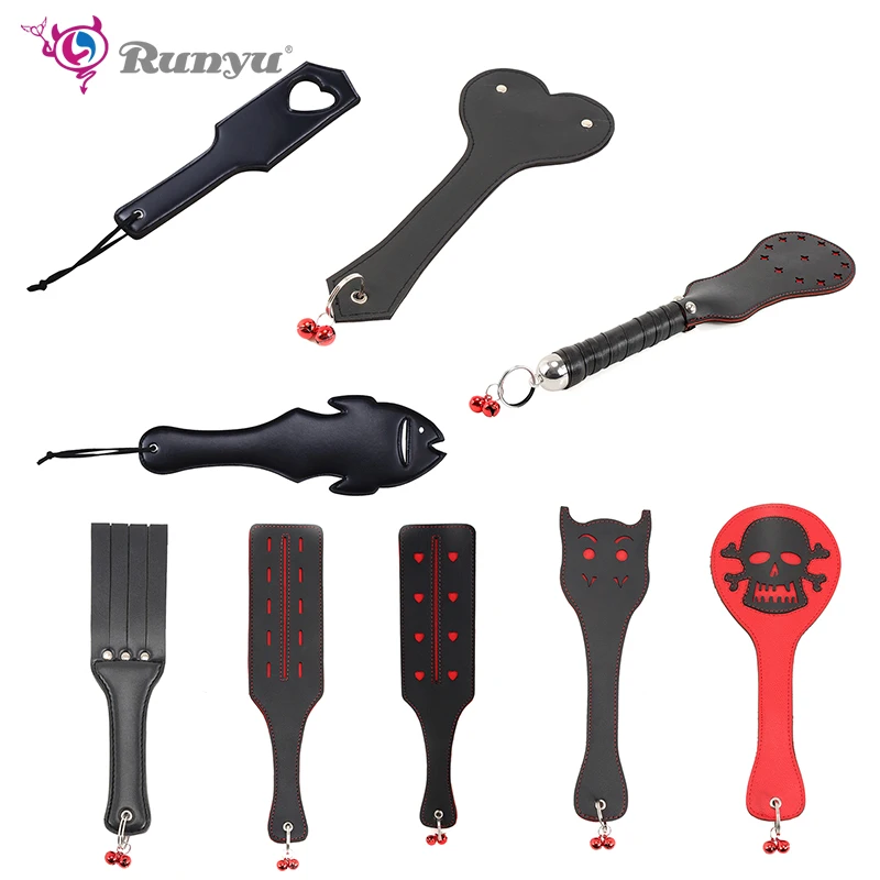 Раб сука Slut SM Flog Spank Paddle Beat удавляющий раб БДСМ розовый Клык плетка весла взрослые