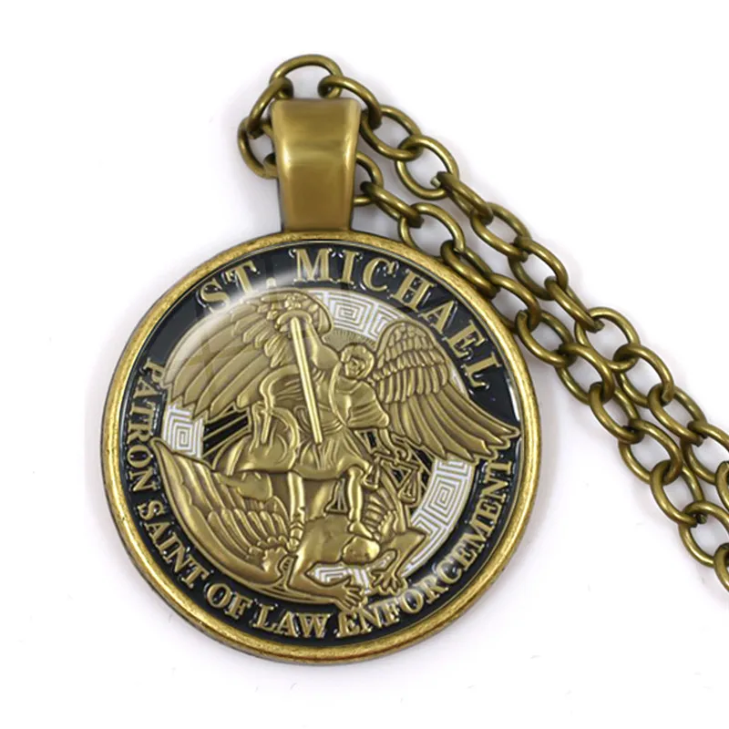 New Men Necklace Archangel St.michael 