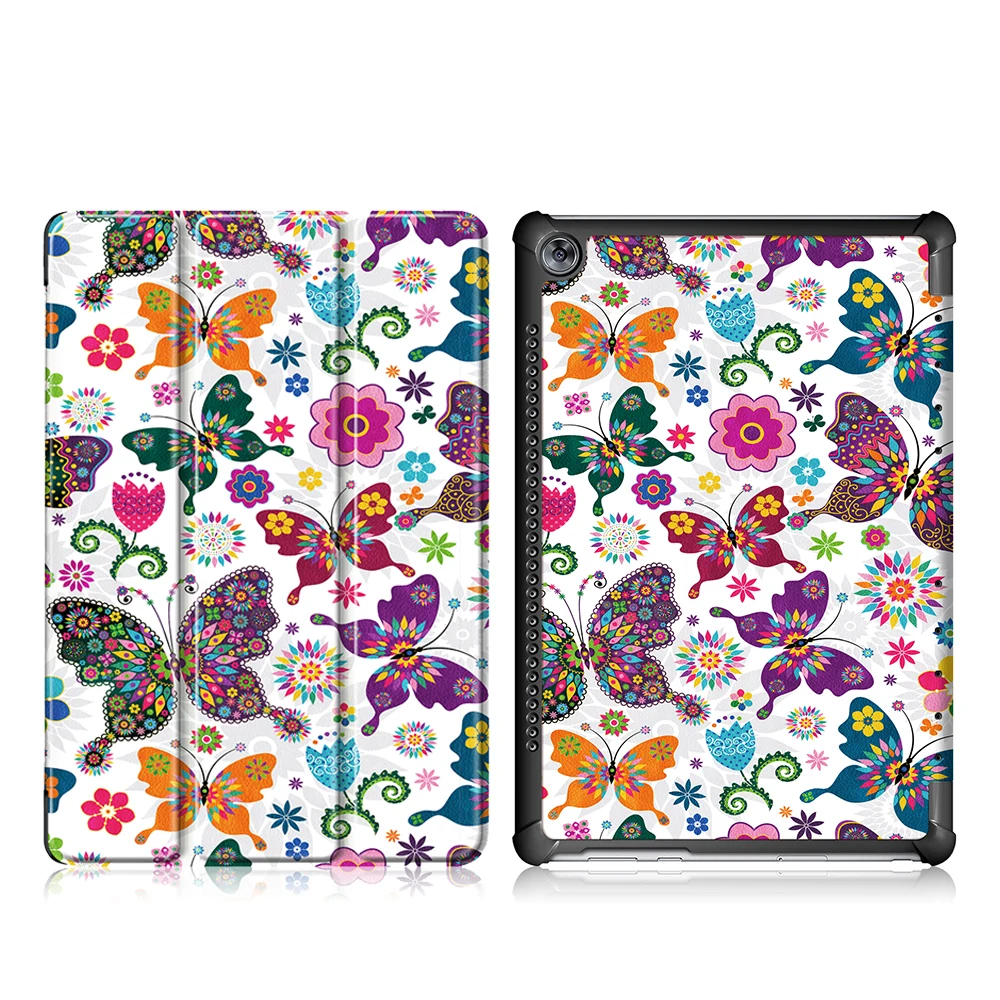 Чехол huawei для huawei MediaPad T5 10 '', чехол для huawei T5 10 дюймов, AGS2-W09/L09/L03/W19, чехол для планшета с шелковым принтом, 10,1 дюймов