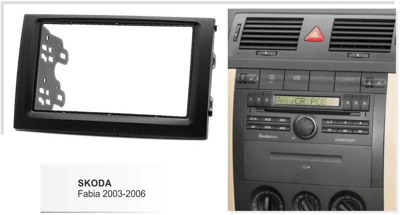 Skoda Fabia 2003-2006  DVD ׷ CD г  ŰƮ Ʈ þ ̽ ÷Ʈ   ܼ    ī þ