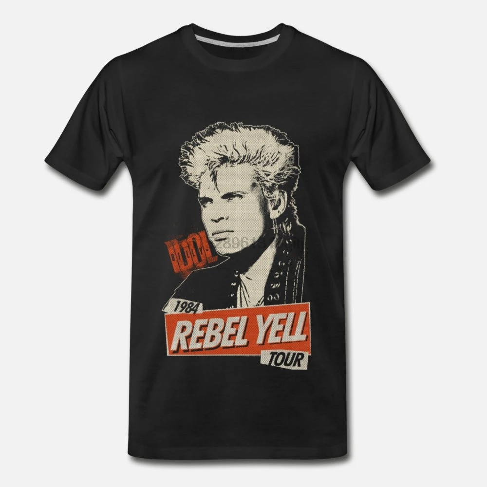 Мужская футболка Rebel Yell Billy Idol женские футболки (1) | одежда