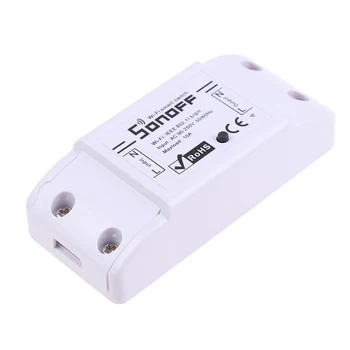 

new Sonoff Basic Wifi DIY Smart Wireless Remote Switch Light Controller Module Work with Alexa Google Home eWeLink