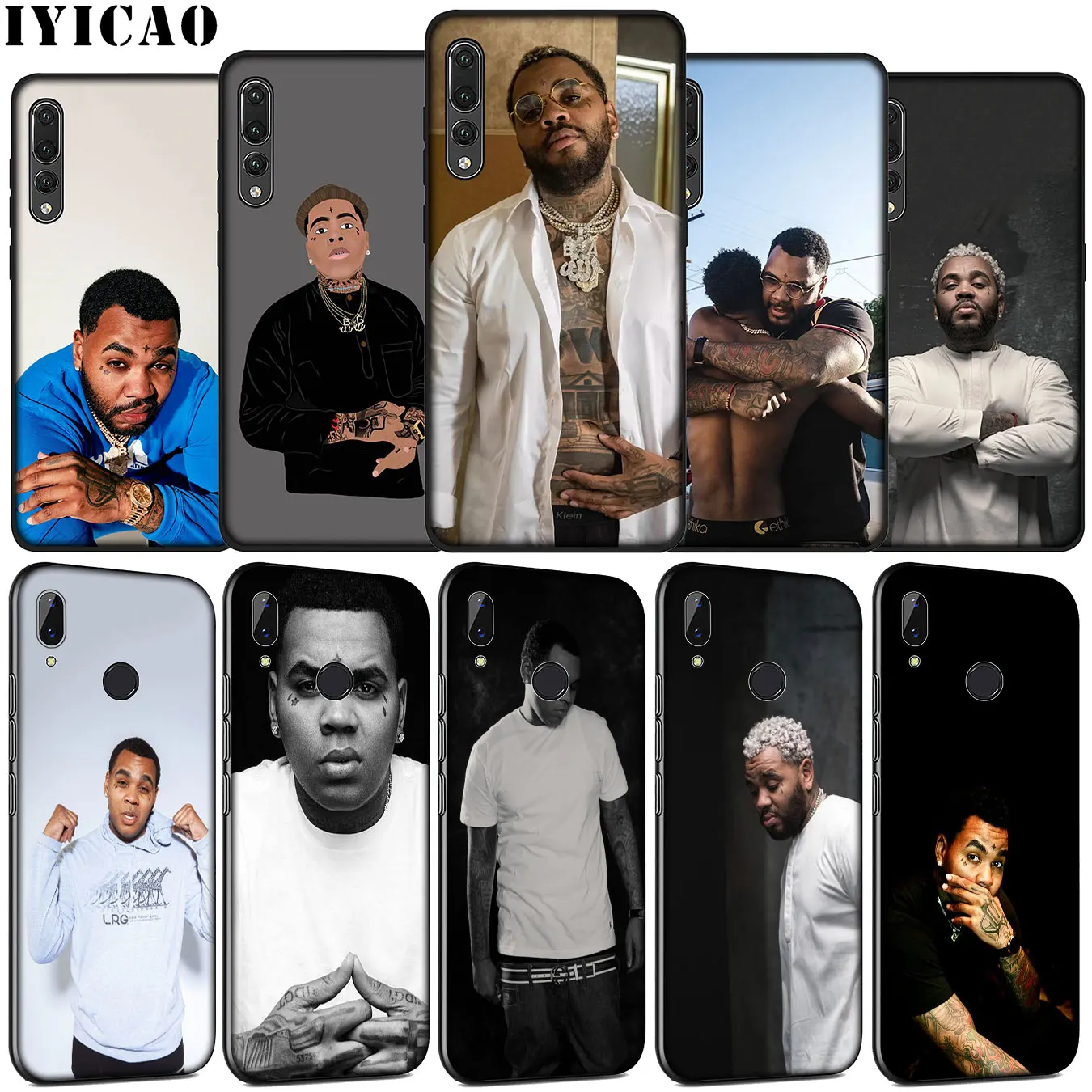 Мягкий силиконовый чехол IYICAO Kevin Gates для Huawei P30 P20 Pro P10 P9 Lite Mini 2017 2016 черный P Smart Z 2019 |