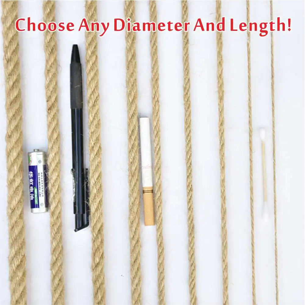 Garden Child Safety Net Hemp Rope Climbing Net Protective Stairs Fencing Mesh Anti Bird Deer Chicken Net Ceiling Net Decoration