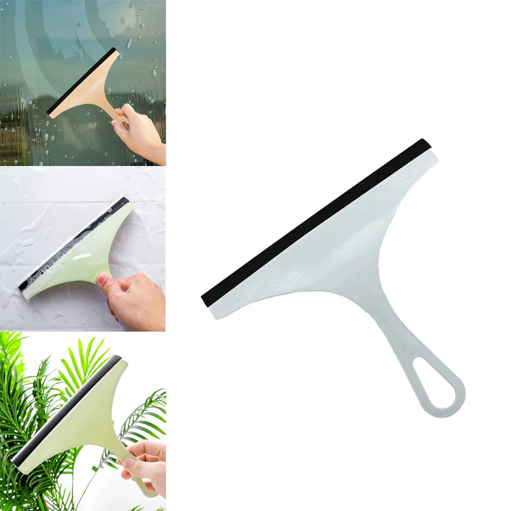 Rubber Straps Glass Ceramic Scraper Skrobak Do Szyb Effective Plastic Glass Cleaner Windows Brush Washing Car Scratch#37