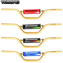 Универсальный 7/" 22 мм алюминиевый руль для мотоцикла с накладкой для Yamaha для Suzuki для Honda XR50 CRF50