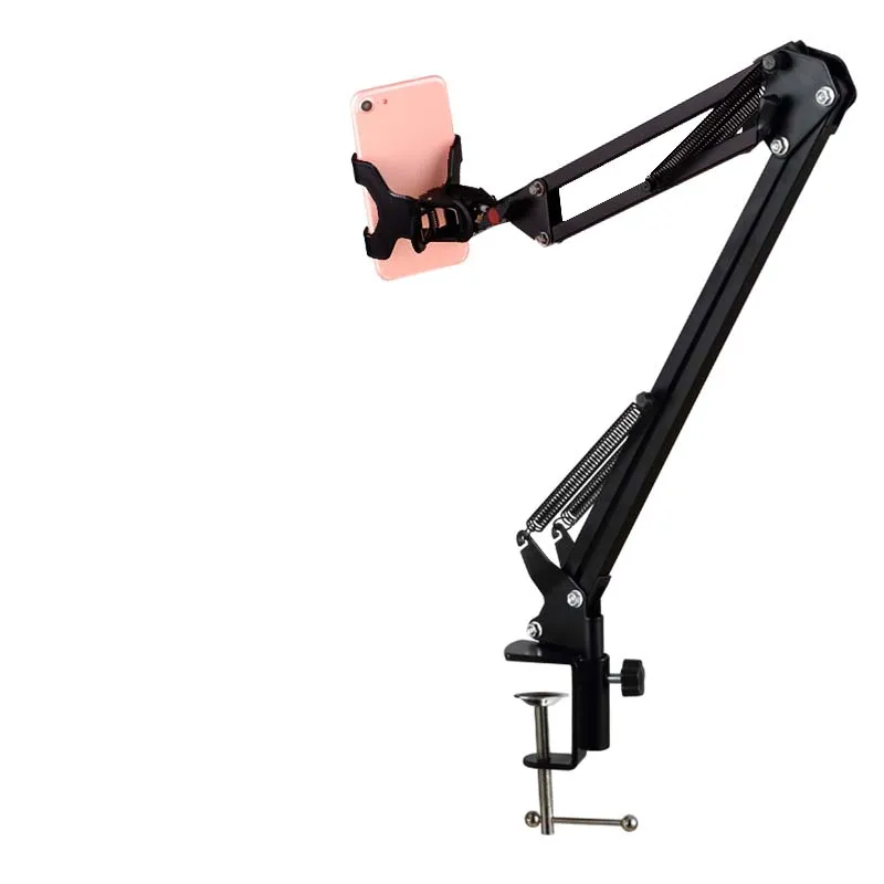 Phone Holder 360 Вращающийся Универсальный держатель для планшета с длинной ручкой для samsung Ipad Air Mini Amazon Advent huawei от 6 до 11 дюймов кронштейн для планшета - Цвет: Phone Holder
