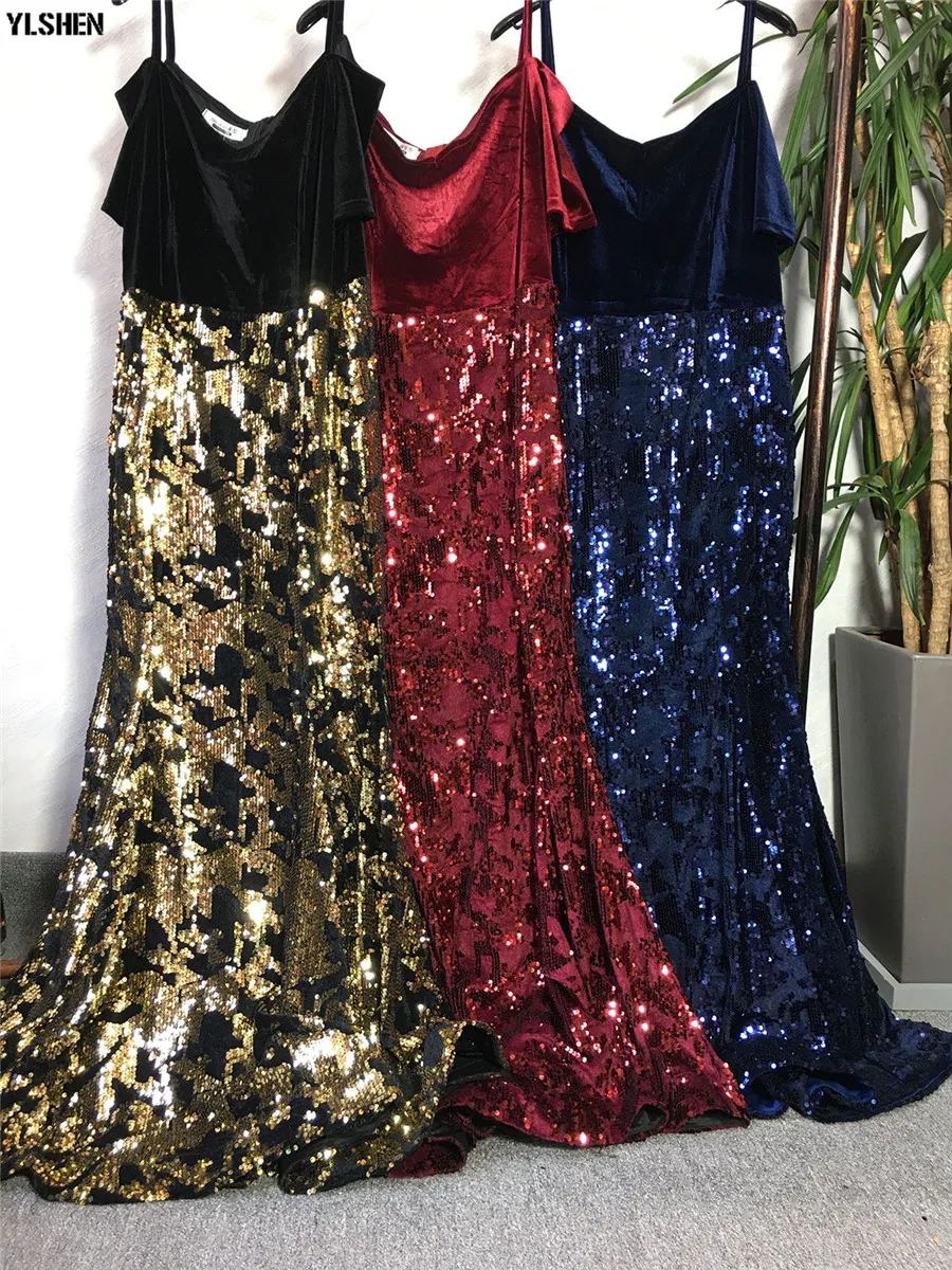 Velvet African Dresses for Women sequins Africa Dress African Clothes Fashion Evening Long Maxi Dress Robe Africaine Femme 2019 08