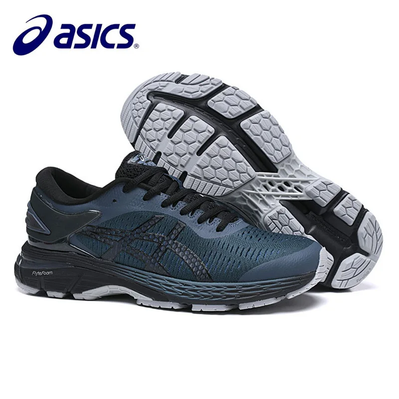 Новые ASICS Gel Kayano 25 мужские кроссовки Asics мужская спортивная обувь для бега гель Kayano 25 мужские s - Цвет: Darkblue