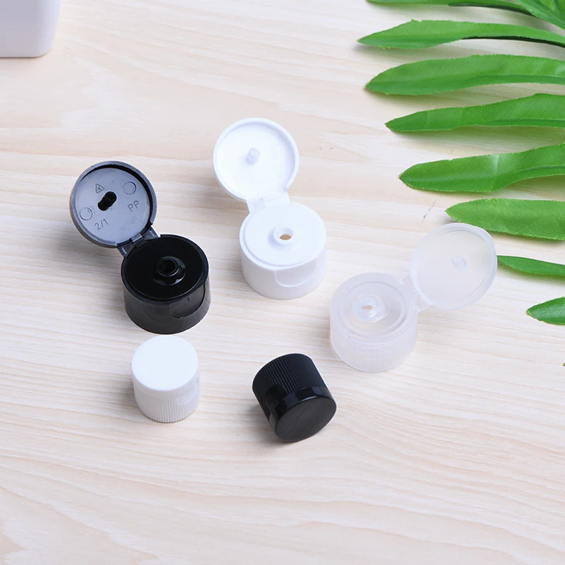 

18/410 20/410 24/410 white clear black plastic flip Cap plastic /glass bottle for toner/lotion emulsion serum shampoo packing