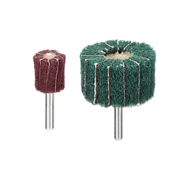 

uxcell 1pcs Shank Mounted Flap Wheel Buffing Polishing Wheel 6mm Shank Diameter for DIY Engraving Grinding and Polishing