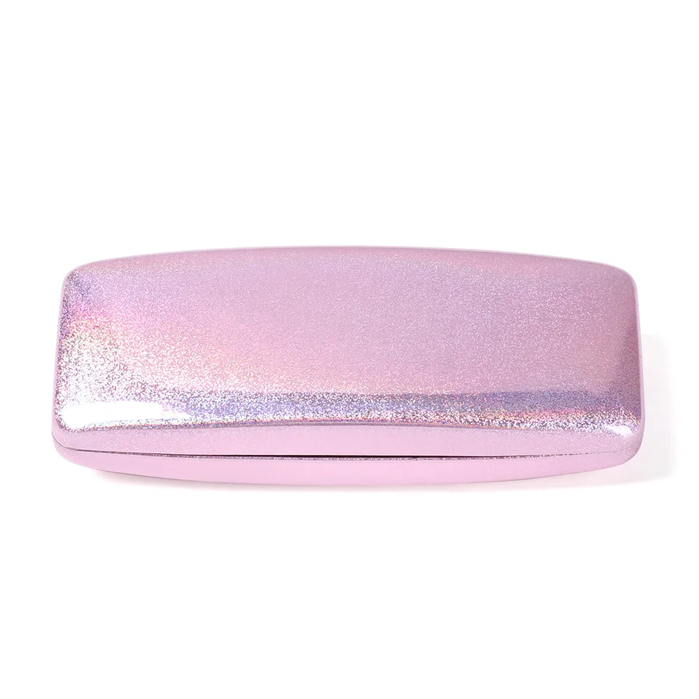 Новая модная блестящая коробка для очков винтажный портативный футляр для очков для путешествий офисные солнцезащитные очки коробка очки аксессуары - Цвет: pink