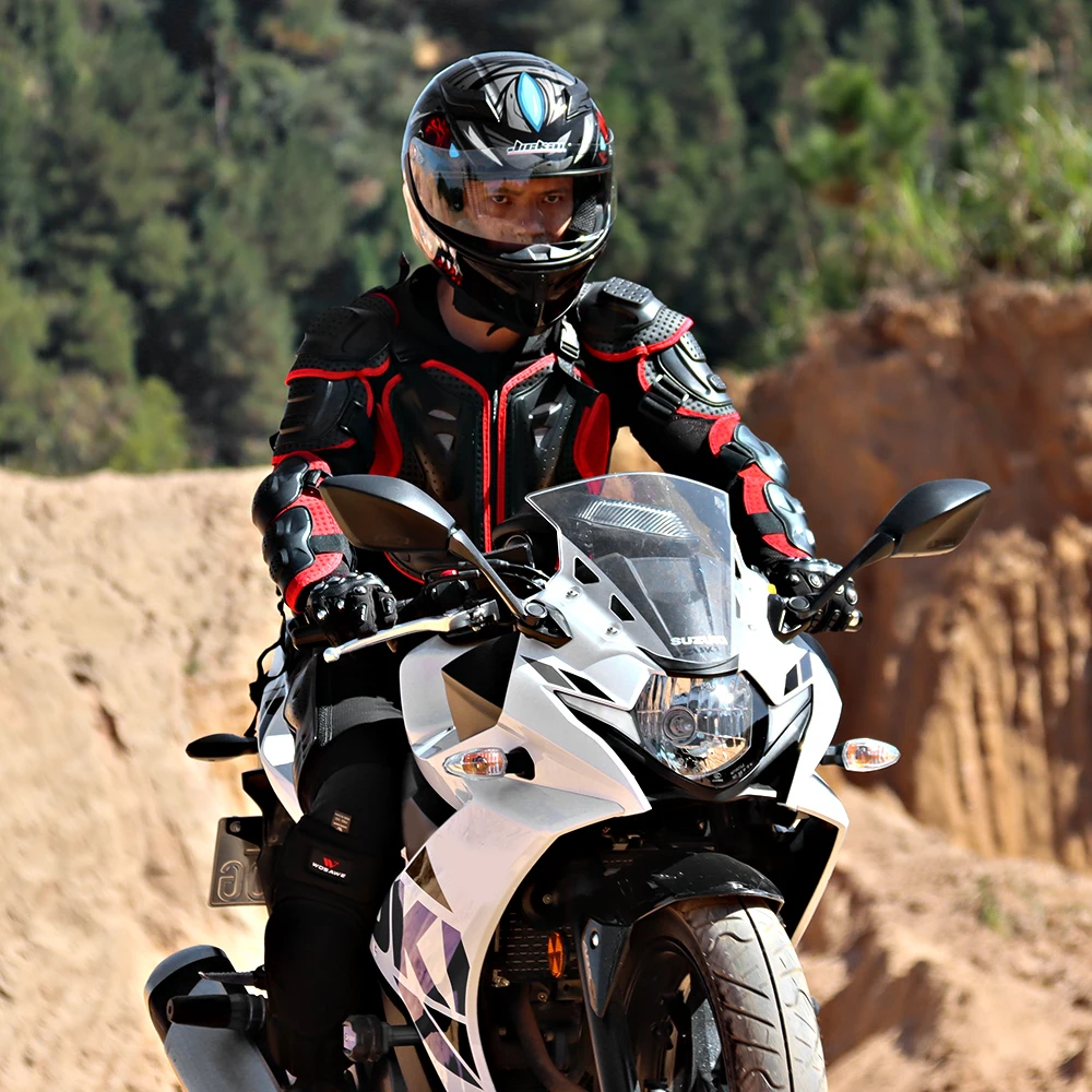 Motorcycle Armor Jacket Full Body Motorbike Riding Jacket Motocross Protective Gear Shoulder Hand Joint Protect motorcycle armor motorcycle body armor body protector motorcycle armor vest motorcycle jackets motorcycle armor pads motorcycle armor accessories