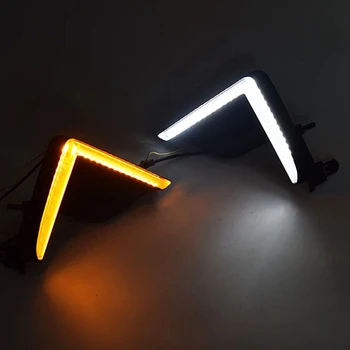 

LED Daytime Running Light for Toyota Land Cruiser Prado FJ150 2018 2019 Car Accessories Waterproof 12V DRL Fog Lamp Decoration