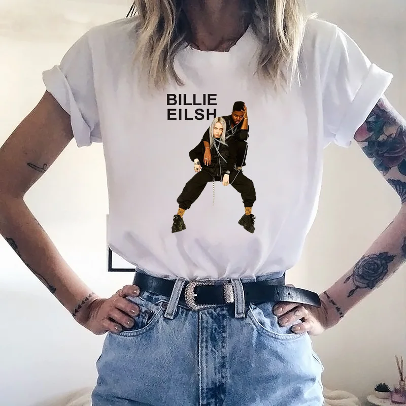 Dámské tričko s oblíbeným motivem BILLIE EILISH