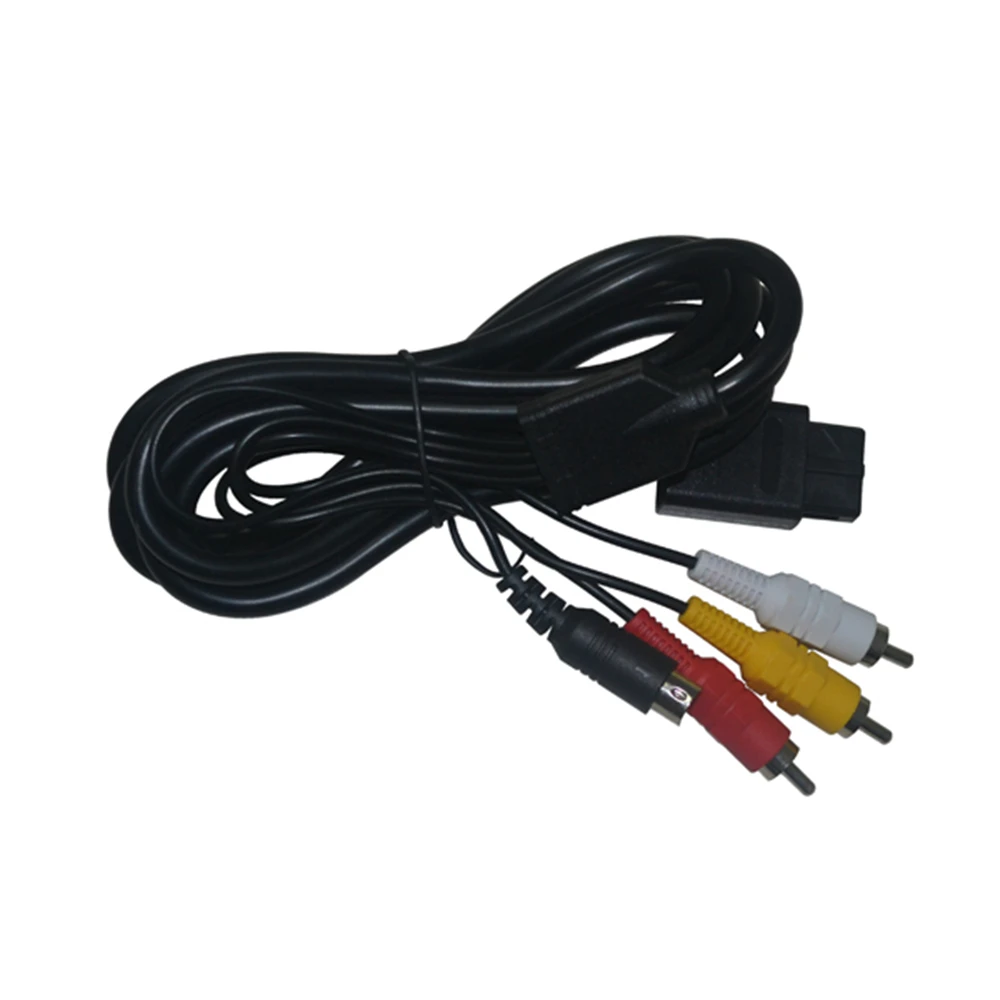 1,8 м Универсальный 3 RCA/4 RCA S-Video AV Аудио Видео кабель супер для nintendo для Gamecube для N GC для SNES для N64