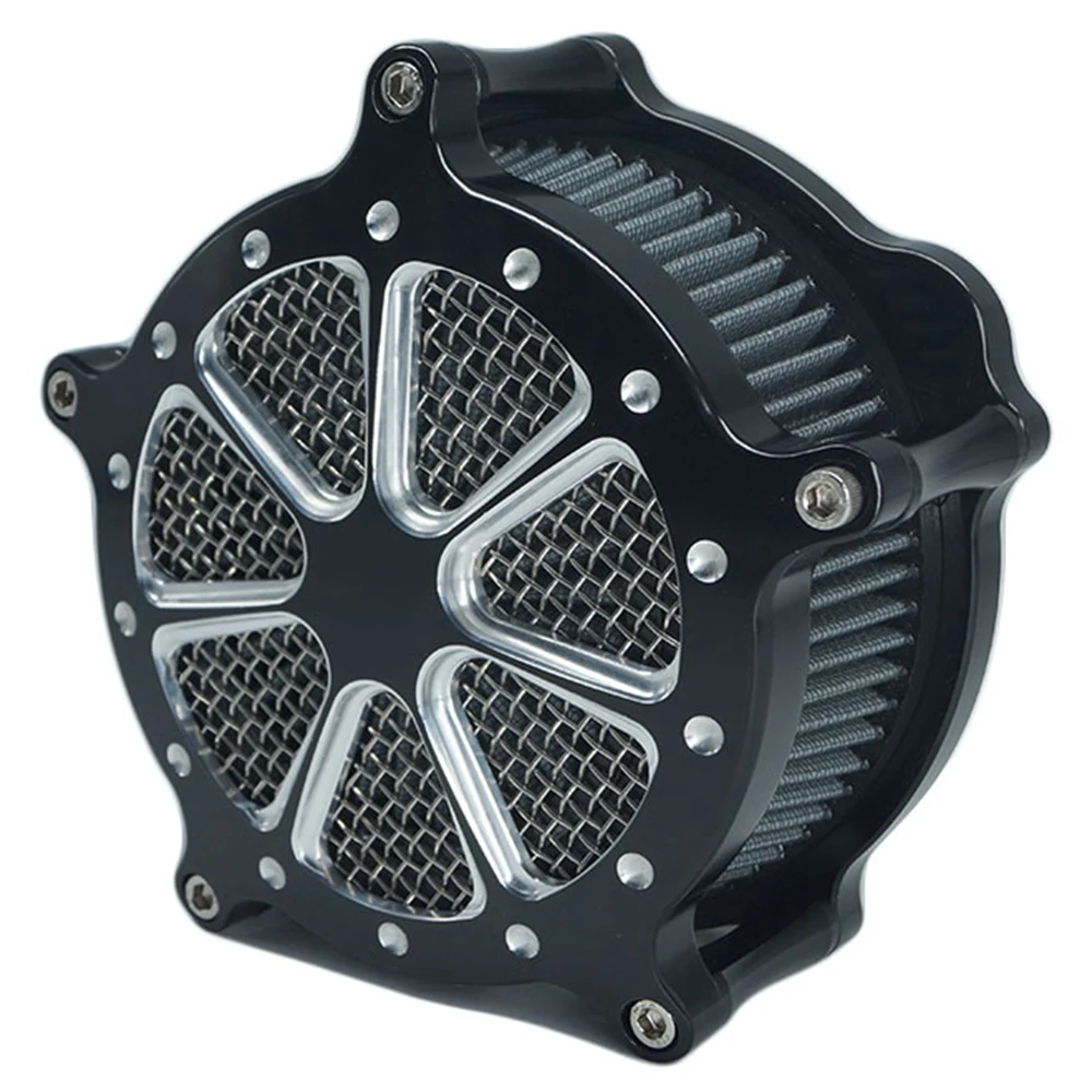 

Intake Air Cleaner Filter Speed 7 Venturi For Harley Sportster Milwaukee Eight EVO Twin Cam W Cable Throttle Throttle by Wire