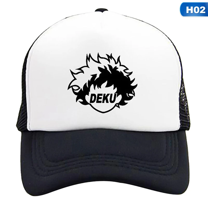 My Hero Academy Hat мидория изуку бейсбольная бейсболка с колпаком кепки шапки Boku no Hero Academy повседневные регулируемые сетчатые шляпы от солнца