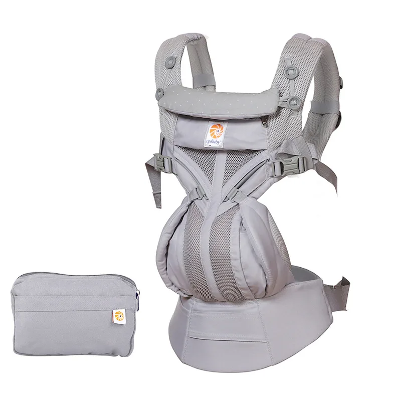Egobaby omni 360, слинг для малышей, многофункциональный, дышащий, переноска для новорожденных, удобное приспособление для переноски, слинг, рюкзак, детская коляска - Цвет: Air Mesh Grey Dot