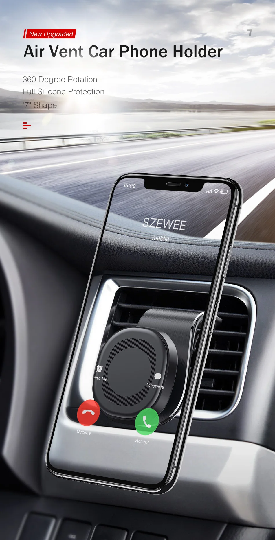 Автомобильный держатель Rock для телефона в автомобиле, подставка для мобильного телефона с магнитным креплением для планшетов и смартфонов
