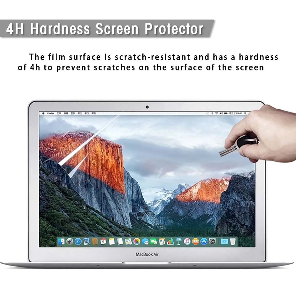 Чехол KK & LL для Apple MacBook Air Pro Retina 11 12 13 15 /Pro жесткий чехол с сенсорной панелью