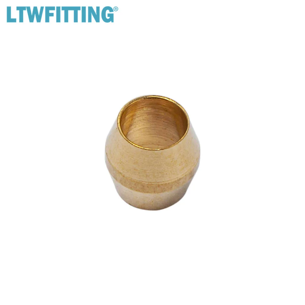 Латунный компрессионный втулка LTWFITTING 1/8 дюйма с наконечником компрессионной