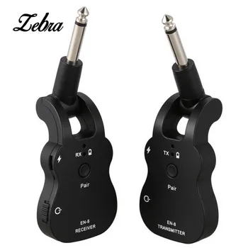

UHF Wireless Audio Transmitter Receiver Guitar Receiver System Pick Up for Electric Guitar Bass Violin Guitar Parts Accessories