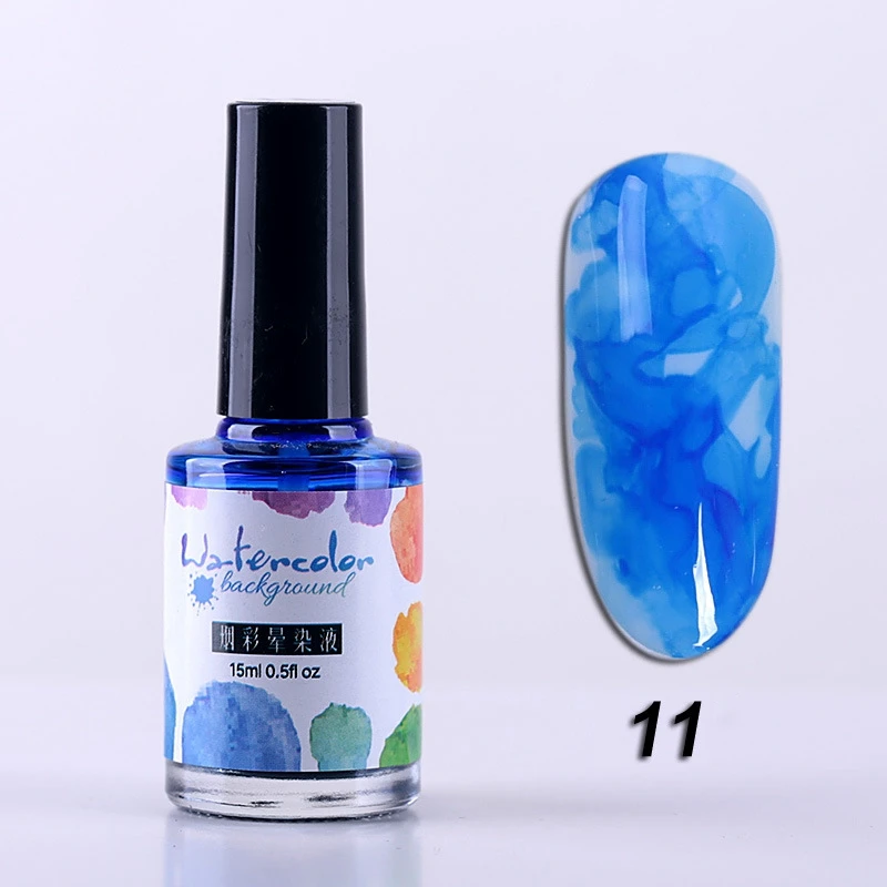 RBAN NAIL DIY акварельный лак для ногтей цветок гель Полупостоянный УФ лампа замачиваемый гель для ногтей Декор лак для нейл-арта маникюрный салон - Цвет: M35845