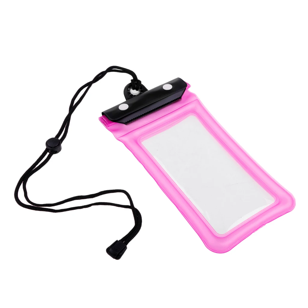 Double Locked Waterproof Phone Case Pouch Cover Holder Swimming Dive Dry Bag Fits Most Smart Phones up to 6.0