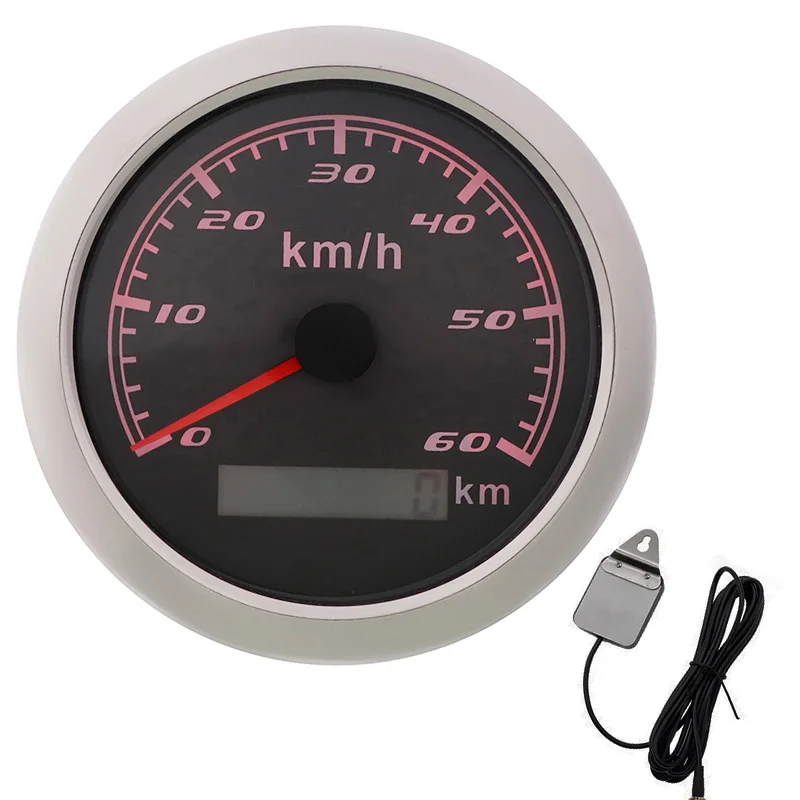 85 мм цифровой GPS измеритель скорости 30 200 км/ч одометр Универсальный